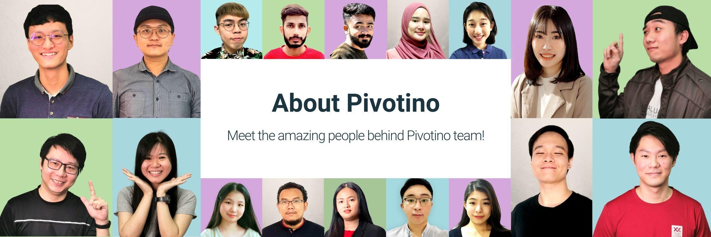 Meeting the amazing people behind Pivotino team!